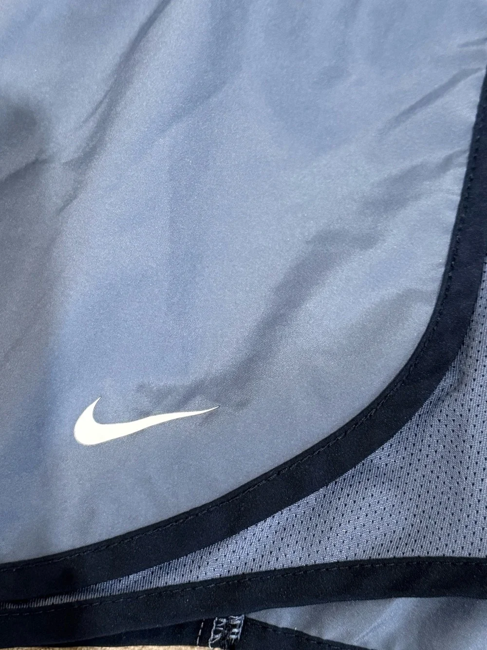 Nike women’s Navy and Dark Navy Athletic Shorts